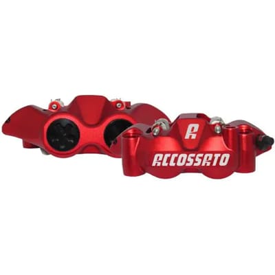 Motorremklauw monoblock met gesinterde remblokken Accossato Radial