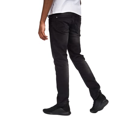 Crosshatch Heren Svelte Stretch Jeans (Zwart wassen)