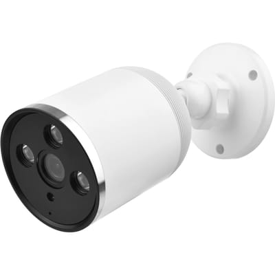Caméra intelligente WiFi 1080P, moniteur sans fil, 2mp, Angle de Vision de 130 degrés, prend en charge la Vision nocturne et le mouvement UK Plug blanc