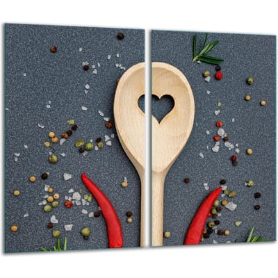 TMK ArtDeko Serie - Snijplank - Glas - 30x52cm - Inductie-vriendelijk