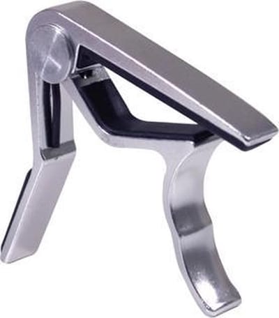 *** Premium Gitaar Capo Zilver - Professionele Capo - Gitaarklem - Elektrische - Akoestische - Klassieke - van Heble® ***