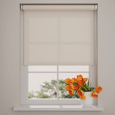 DTCH® Rolgordijn Lichtdoorlatend - Easy - Zand - 110 x 275 cm - Meerdere maten verkrijgbaar - 40 t/m 240 cm breed - Zonwering