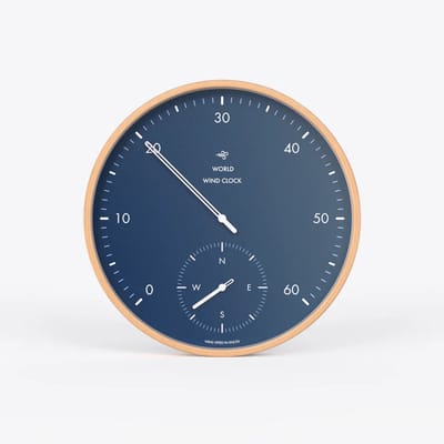 world wind clock - weerstation - zeilen - surfen