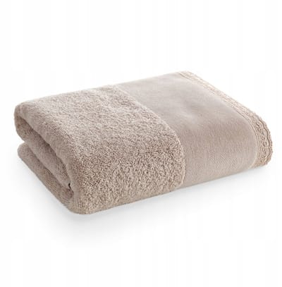 Zacht Beige Handdoek 30x50 cm - Katoenen badstof