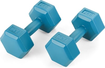Gymtek® Halterset - 2x 2kg halters - Halterset voor krachttraining