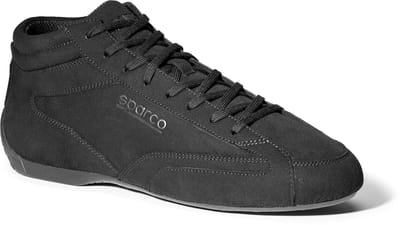 Sparco S-Drive Mid Suede Sneakers - Zwart/Marineblauw — 40