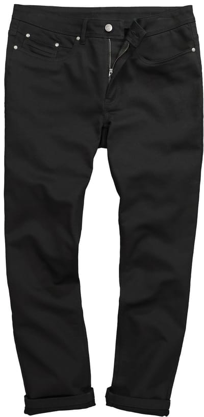 Boston Park - Heren - Jeans black denim Straight Fit - Zwart - Maat 54