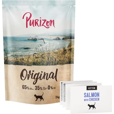 Purizon Kitten Zalm met Kip - graanvrij - Nieuw Receptuur: 2 kg