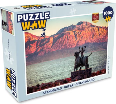 Puzzel Standbeeld - Kreta - Griekenland - Legpuzzel - Puzzel 1000 stukjes volwassenen