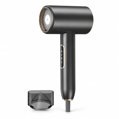 Fohn - grijs H08 2000 W 220 V - koude en warme lucht met 3 snelheden - voor thuis, slaapzaal en salon - cadeauverpakking mogelijk