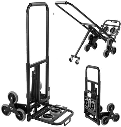 Aluminium Steekwagen - Opvouwbare Trolley - Materiaal Transport - Zwaar Belastbaar - 150 KG - Aluminium