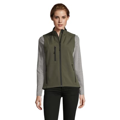 SOLS Dames/Dames Rallye Softshell Mouwloos Gilet (Leger)