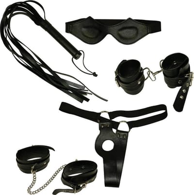 Bad Kitty – Extreme Bondage Kit voor Hem en voor Haar 5 Delig - Zwart