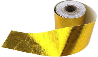 Dailygoods- Heat Shield Tape - Hoge Temperatuur Weerstand - Isolatietape - Geluidsisolatie - Waterdicht - Sterke Hechting - Aluminium Folie 50mm x 10m