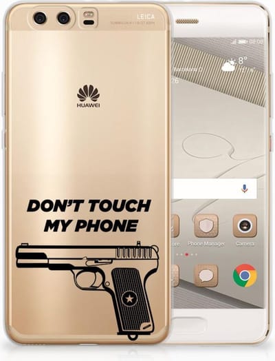 Huawei P10 Plus Silicone-hoesje Pistol DTMP