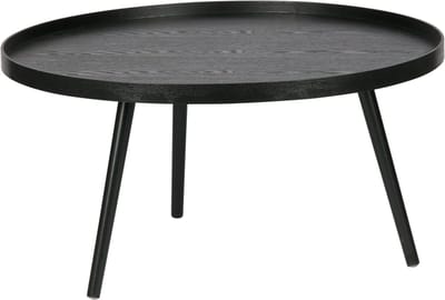 WOOOD Mesa Bijzettafel XL - Hout - Zwart - 39x78x78