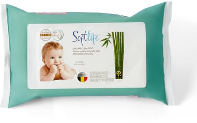 Biologische Bamboe Babydoekjes Zonder Geurstoffen – Voordeelverpakking 960 doekjes= 12 stuks x 80 wipes