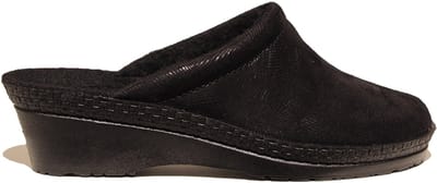 Rohde -Dames - zwart - pantoffels - maat 36