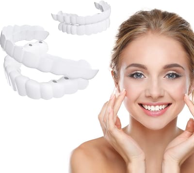 2. Klikfacings: Comfortabele en nauwsluitende witmakende klikfacings voor zowel mannen als vrouwen, die uw glimlach en gebit verbeteren en u een prachtige uitstraling geven op feestjes.