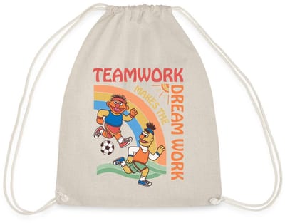 Sesamstraat Ernie En Bert Teamwork Gymtas