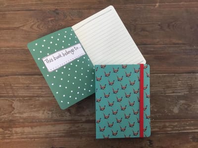 Alex Clark Small Chunky Notebook Fazant ~ Softcover Notitieboek Fazant