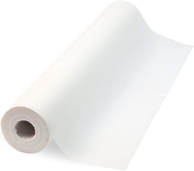 Wegwerp onderlegger - Rol lakens - Hygiënisch werken - Geperforeerd per stuk - 80 cm breed - Wit