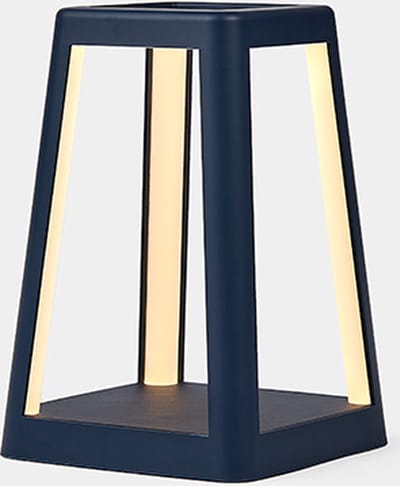 Lexon Lantern LED-lamp met oplader draadloos donkerblauw LH94DB