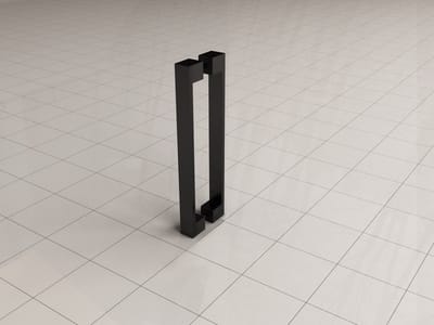 Xellanz Deurgreep Type 5 22,5 cm voor Douchedeur - Mat Zwart