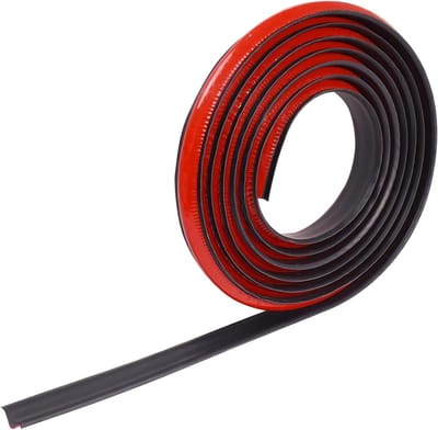 Flexibele PVC Kwadrantafwerking, 6M Zelfklevende Kitstrip voor Wand Hoekbescherming, Randafwerking voor Plinten, Aanrecht en Vloeren