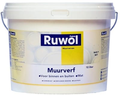 Ruwol Muurverf binnen en buiten Mat Antracietgrijs (RAL 7016) 5 liter - muurverf buiten - gevelverf buiten