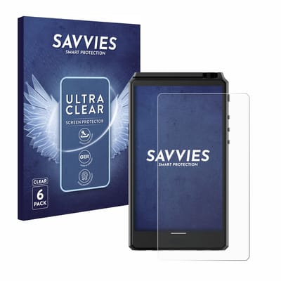 Savvies - Screenprotector voor Hiby R6 III - Folie Beschermfolie transparant 6 Stuks