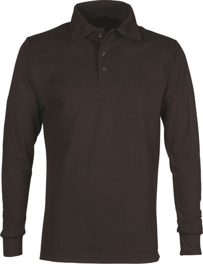 HAVEP Poloshirt FR lange mouwen 77020 - Zwart - XL