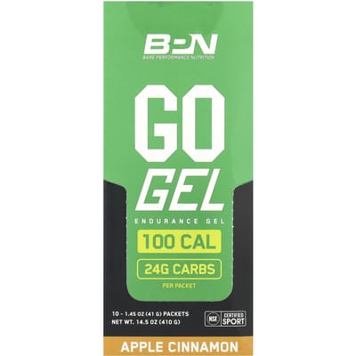Go Gel, Endurance Gel, Appel Kaneel, 10 Pakjes, 41G (1,45 ons) Elk