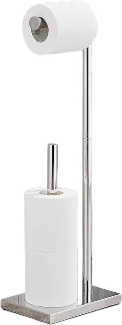 Toiletbutler met wc rolhouder en reserverol houder compleet chroom staand