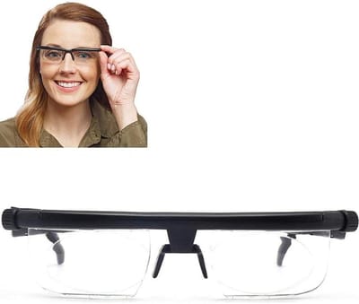 Leesbril - Verstelbare bril - Comfortabel lezen - Traploos verstelbaar - 35mm lenshoogte - Unisex