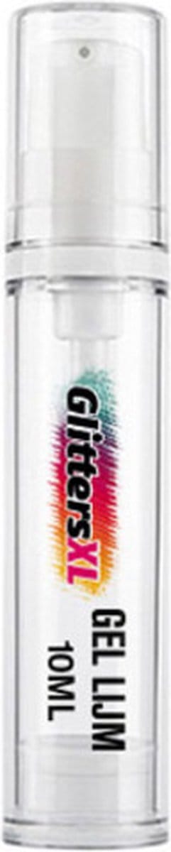 Glitter Gel Huid Lijm Pompje voor Gezicht en Lichaam 10ML [Face Body Glitter Gel - Festival Sticker tattoo outfit - Strass Steentjes Dots Glitterstiften - Glitter huidlijm Gel voor kinderen volwassenen]