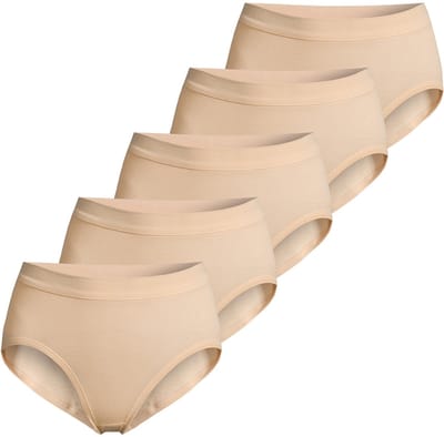 ESGE Dames hipster slip 5 pack Basic - à fines côtes