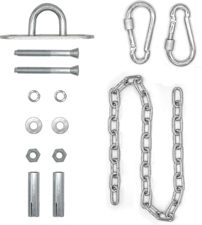 230kg Ophangketting met Plafondhaak - 100cm Ophanging - Ketting voor Schommel Hangstoel Hangmat