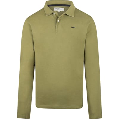 McGregor Classic Polo Long Sleeves Moss Green Size: M | Long-Sleeved T-Shirts Outlet | Heren | Groen