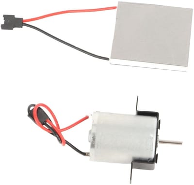 Kachelventilator Onderdelen - Motor en Blad - Energie Besparen - Zelfaandrijvend - 16 x 14 x 4 cm