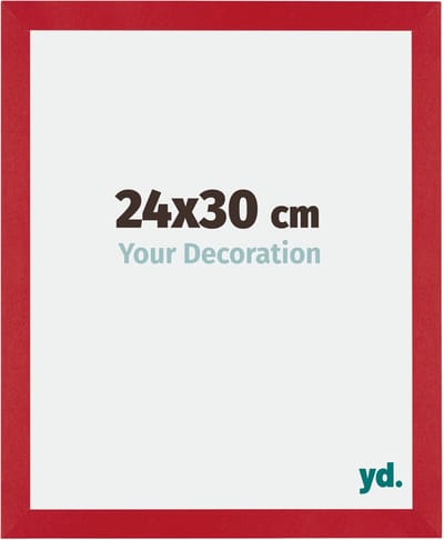 Your Decoration - Fotolijst 24x30 cm - MDF - Rood - Mura