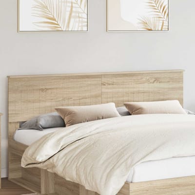 vidaXL Hoofdbord Sonoma Eiken Bewerkt hout