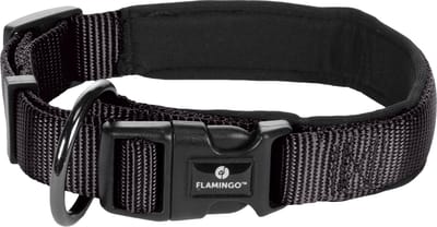 Flamingo Abbi - Halsband Honden - Halsband Abbi Zwart Xs 35-40cm 20mm - 1st - 132912 - 1st