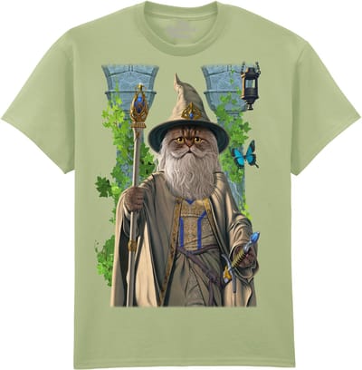 Lord of the Rings Catdalf The White The Coloured House T-shirt M
