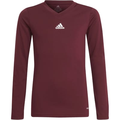 Adidas Base Tee 21 Shirt Lange Mouw Kinderen - Bordeaux | Maat: 164