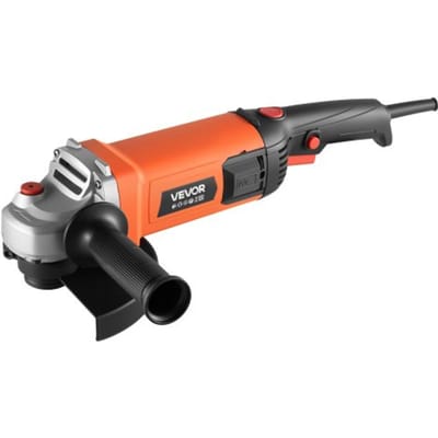 VEVOR Haakse slijper, 177,8 mm, snijslijper, 8500 tpm, slijper met kabel en verstelbare stofkap voor het slijpen, snijden en verwijderen van roest op metaal (schijf niet inbegrepen)