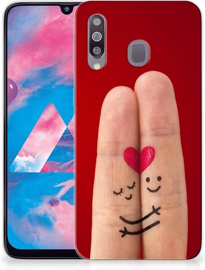 Samsung Galaxy M30 Silicone Back Cover Liefde - Origineel Romantisch Cadeau