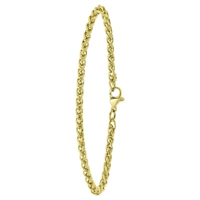 Lucardi Dames Mila armband - Staal - Armband - Cadeau - 20 cm - Goudkleurig