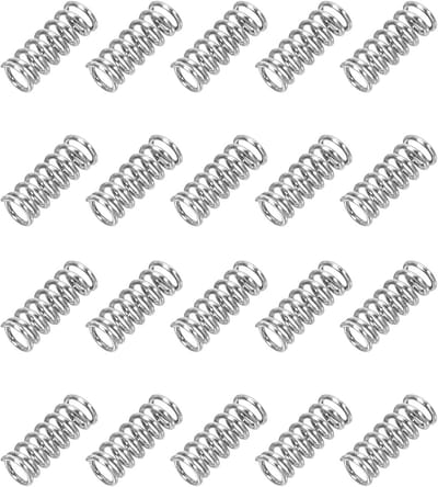 Kleine Drukveren - Mechanische Onderdelen - Reparaties en Projecten - Roestvrij Staal - 2x0.3x5 mm - Zilverkleurig