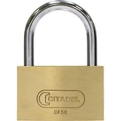 Abus Veiligheidshangslot Cf50 C - Massief Messing Voor Kluisje - Behuizing 50mm